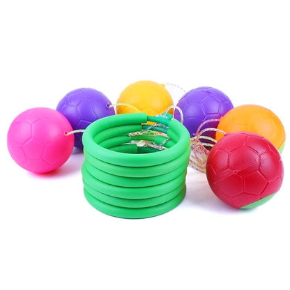 1 PCS Skip Ball Outdoor Fun Toy Ball Classical Skipping Toy Exercise Coordination And Balance Hop Jump Playground  Toy Ball