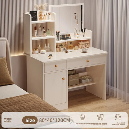 Firm Dresser, chest, integrated girls' bedroom, simple worktable with mirror, makeup table