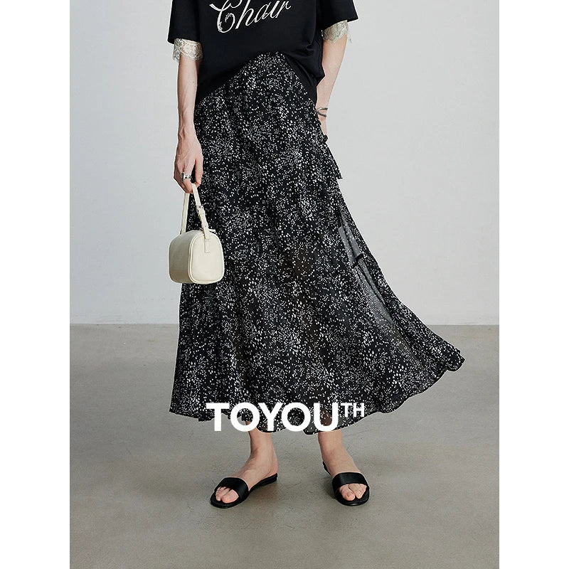 TOYOUTH Women Skirt 2025 Summer New Skirt 8520002