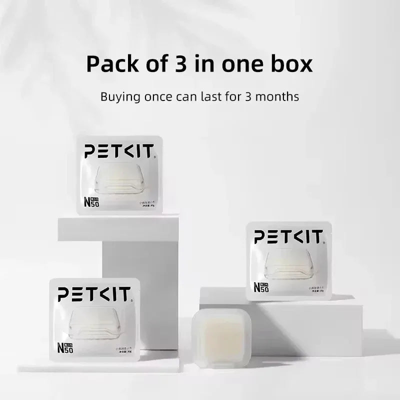 N50 Second Generation Deodorant Cubes for PURA MAX Cat Litter Box Automatic Deodorizer Refill Pet Supplies Parts