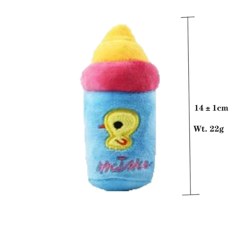 Dog Squeaky Toys Plush Animal Fruit Food Toy Durable Chew Interactive Toys Small Medium Dogs Cats Puppy Pet Supplies