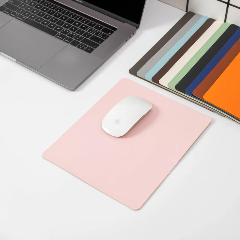 Small PU mouse pad Non-Slip Gaming Desktop Leather Mouse Pad Waterproof Anti-Scratch Easy To Clean Mat For PC Laptop Desktop