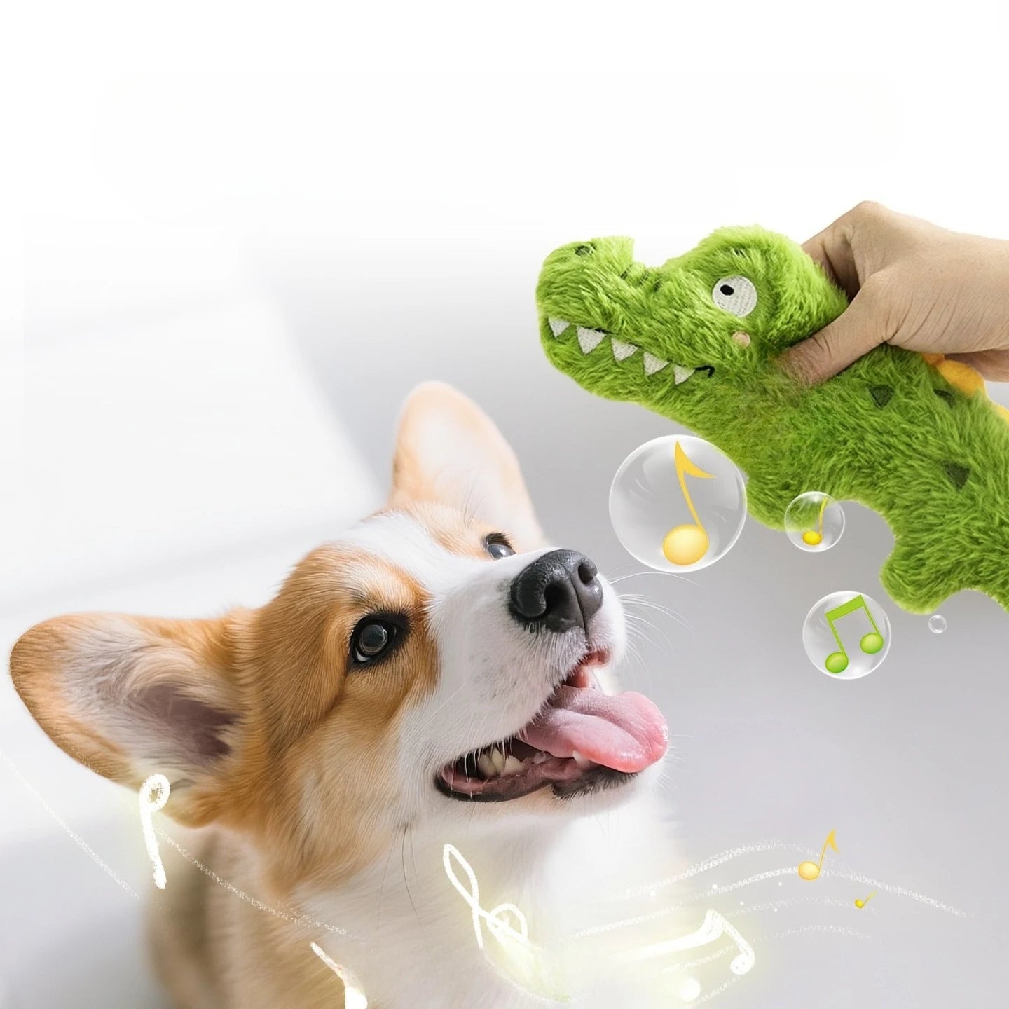 Plush Squeaky Dog Toys Crazy Zoo Plush Sound Toys Human Pet Interactive Tug of War Knot Bite-resistant Pet Toys Outdoor Funny