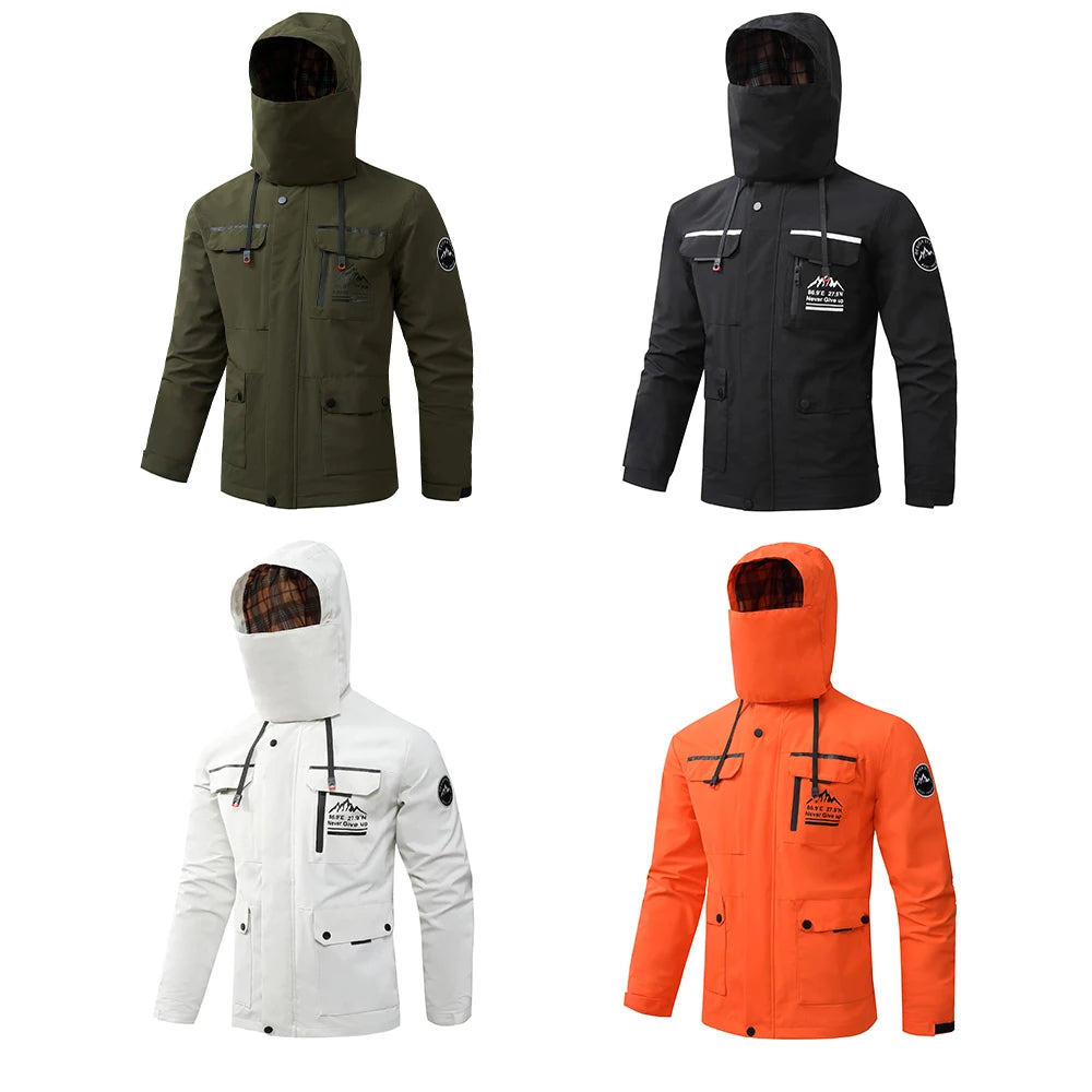 2025 Men Winte Vintage High Quality Jackets Windproof Waterproof Coats Parkas Male Brand solid Casual Thick Warm Jackets
