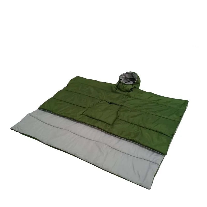 Lazy Cloak Sleeping Bag Outdoor Wearable Cloak Sleeping Bag Winter Plus Quilt Lazy Sleeping Bag For Winter Travel