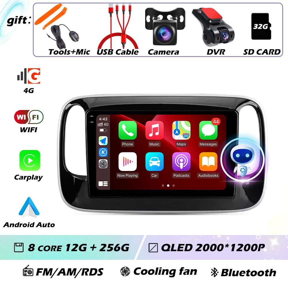 Car Radio Carplay For GAC Trumpchi GS3 GE3 2017-2021 Navigation GPS Android Auto Player Screen 4G Wifi No 2din DvD