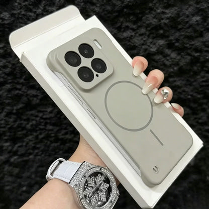 Frameless For Magsafe Magnetic Wireless Charging Case For XiaoMI 17 15 15T 14 14T 13 12 Pro Max Ultra Slim Rugged PC Armor Cover
