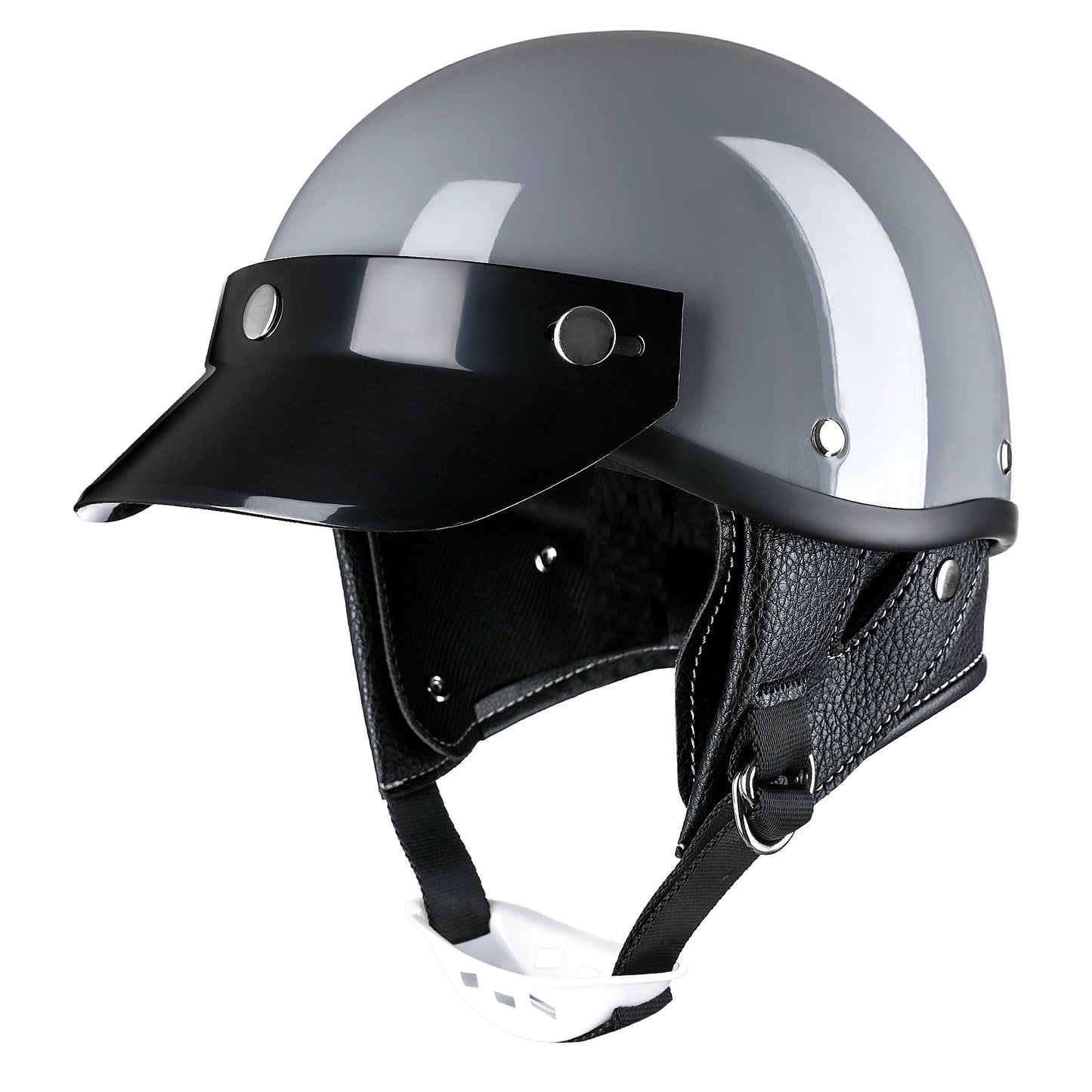 Retro Motorcycle Helmet Motorcycle Helmet for Harley Four Seasons Personality Scoop Helmet Electric Car Half Helmet