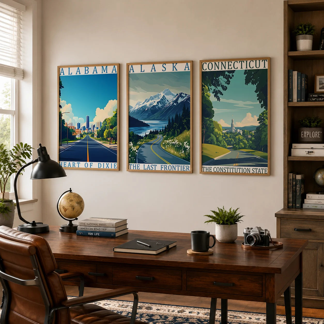 Nature Wall Art Aesthetic Canvas Painting Modern Style Poster Prints for Bedroom Living Room Wall Decor
