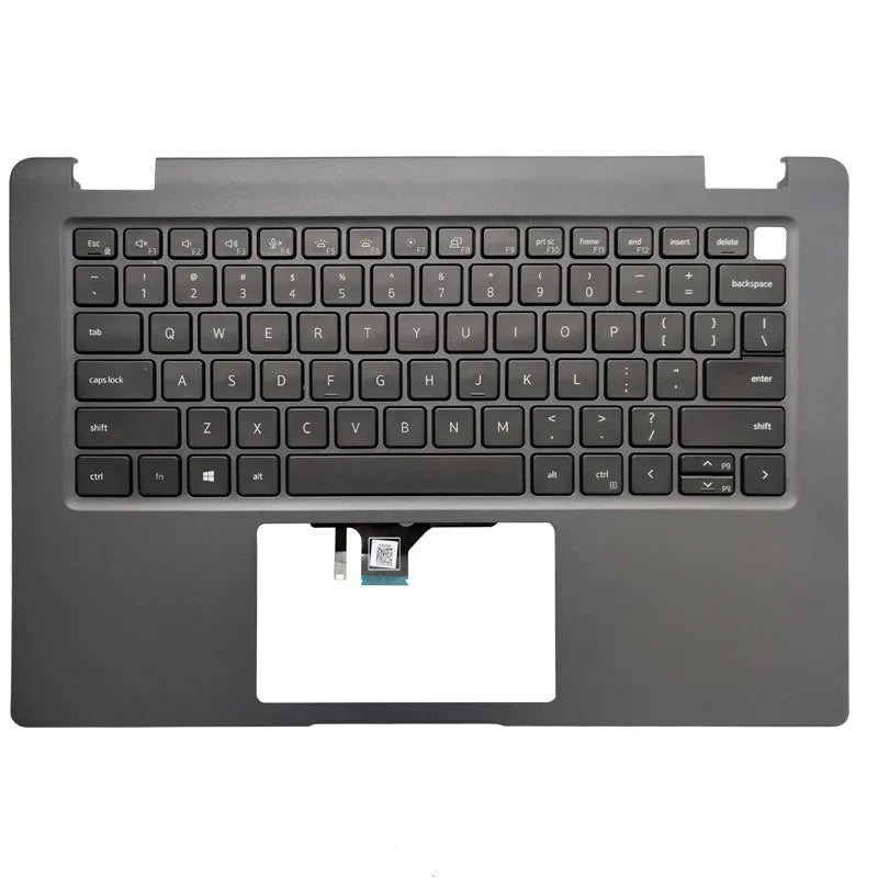 New For Dell Latitude 3440 3450 E3440 E3450 Palmrest with Backlit Keyboard 0R2DCD R2DCD (Black) 14”