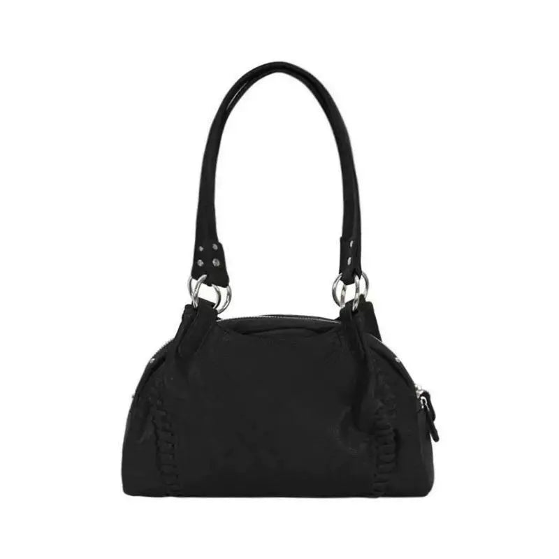 JIAERDI Hot Girls White Shoulder Bags Purse Women Fashionable Sweet Cute Underarm Bag Female Vintage Y2k Handbag Wallet 2025 New