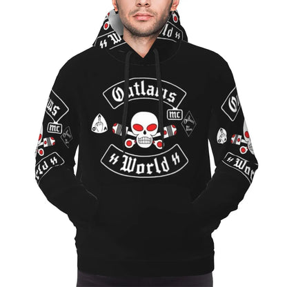 Outlaws Mc Support Hoodie Harajuku Pullover Autumn Winter Men Women Sweatshirts Long Sleeve Tops
