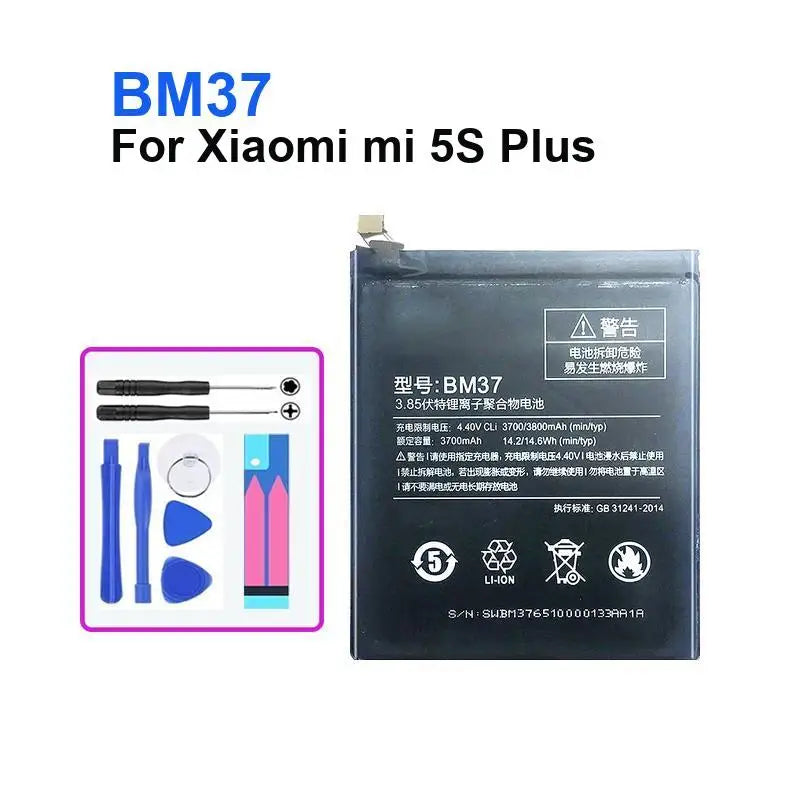Phone Battery For Xiaomi Mi 4S 5 M5 4C 5C 5X 6 6X 7 8 A2 Redmi Note 5A Prime S2 Pro Y1 Mia1 Lite Batteries + Track NO