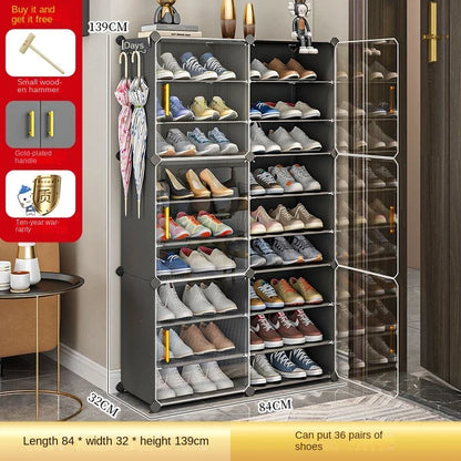 Modern Home Hallway Furniture Shoe Rack Cabinet For Living Room Storage Organizer Shelf Shoes Women's Sandals Cupboard Shoerack