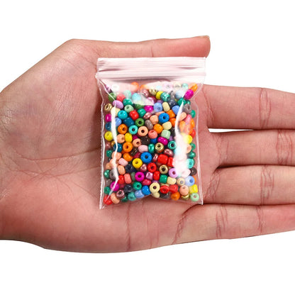 1000/500pcs 3/4mm Glass Seed Beads DIY Accessories Jewellery Making Materials Supplies Pony Bead For Craft Bracelets Jewelry
