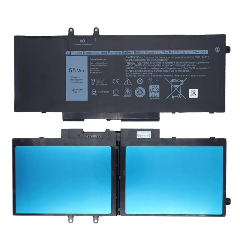 Brand New 4GVMP 7.6V 68Wh Laptop Battery for Dell Latitude 5400 5410 5500 5510 Precision 3540 3550 Notebook Battery