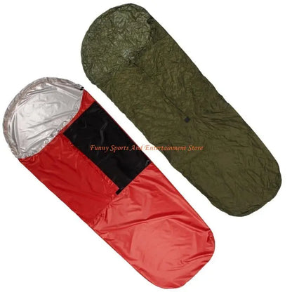 C4DE Heat Reflective Weatherproofed Coated Sleep Bag Reusable Outdoor Sleep Bag