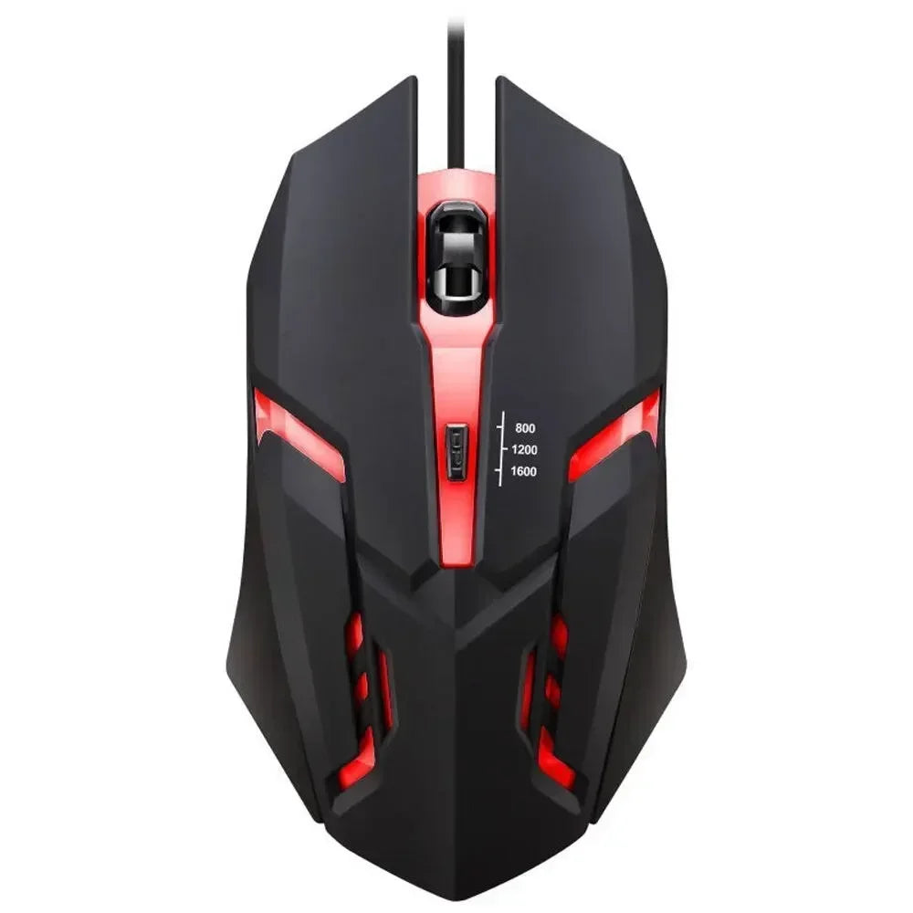 Latest High-quality Ergonomic Gaming Mouse, Suitable for Desktop and Laptop Computers, 4-button USB RGB Backlit Mouse