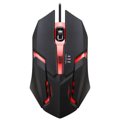 Latest High-quality Ergonomic Gaming Mouse, Suitable for Desktop and Laptop Computers, 4-button USB RGB Backlit Mouse