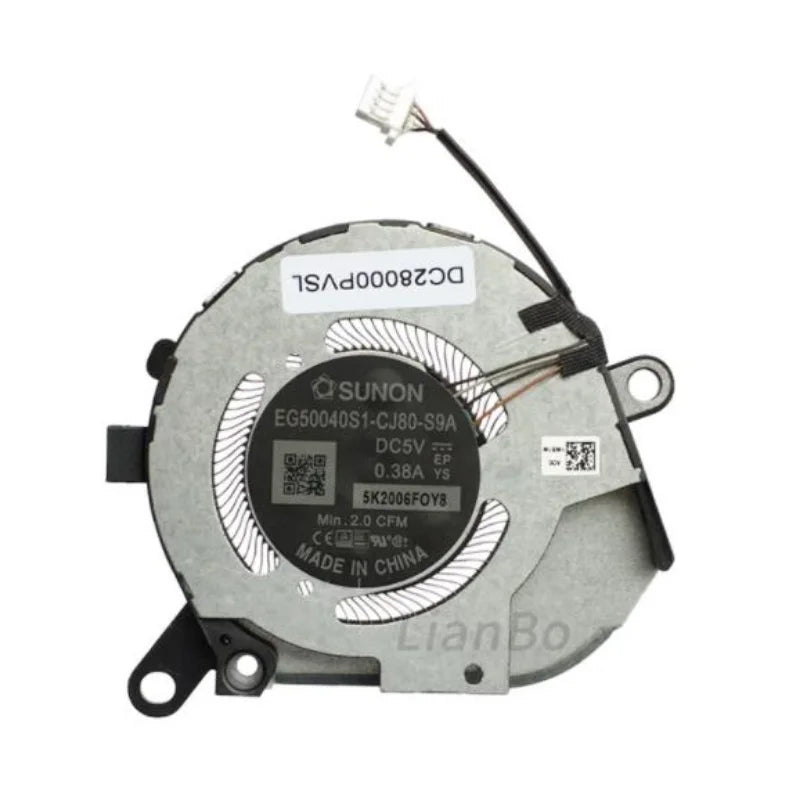 Original CPU Cooling Fan for Dell Latitude 7310 2-in-1 P34S Fan EG50040S1-CJ80-S9A