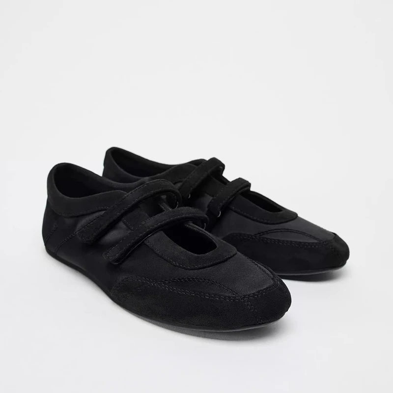 Women Flats Summer 2025 Trend Shallow Loafers Mary Jane Ballet Shoes Women Casual Comfort Dress Sneakers Women Zapatos De Mujer