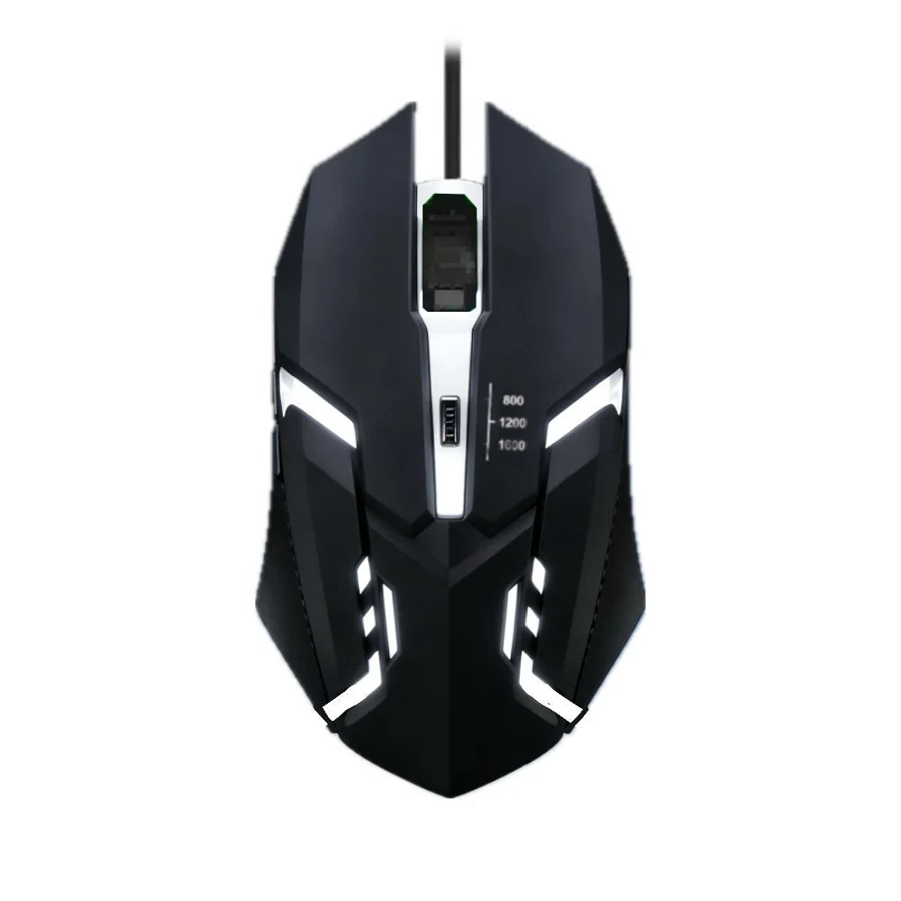 LED Luminous High-quality Ergonomic Gaming Mouse 4-button USB Wired Gaming Mouse for Desktop Laptop Office Computer Gaming Mouse
