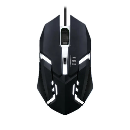 LED Luminous High-quality Ergonomic Gaming Mouse 4-button USB Wired Gaming Mouse for Desktop Laptop Office Computer Gaming Mouse