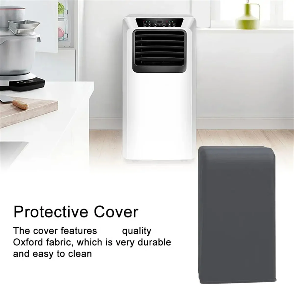 Portable Air Conditioner Cover Waterproof Matte Zipper Bag Protective Cover Perfect for Indoor Air Conditioners Covers-A70Z