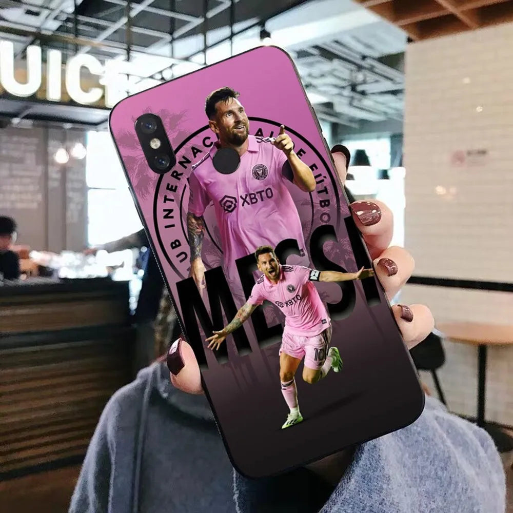 Football Superstar M-Messi 10 Print Phone Case For Xiaomi Mi 5X 8 9 10 11 12 lite pro 10T PocoX3pro PocoM3 Note 10 pro lite