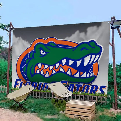 F-Florida G-Gators Football Cartoon Flag Art Science Fiction Room Home Decor Wall Hanging Home Decor Banner