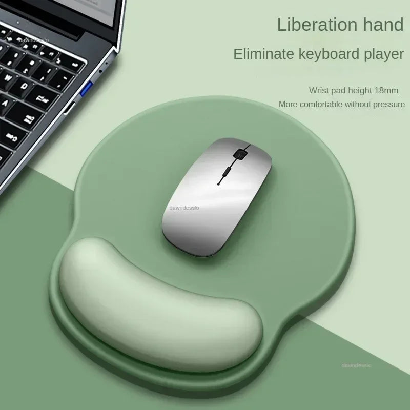 Gradient Mouse Pad Wrist Guard with Wrist Rest Mouse Pad Wrist Support Computer Silicone Mouse Pad
