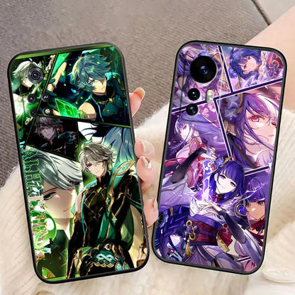 Zhongli Xiao Genshin Impact Phone Case For Xiaomi 15 15T 14T 13 12T 11 11T POCO F8 F7 F6 F5 X8 X7 X5 M6 M7 PRO Case Funda Cover