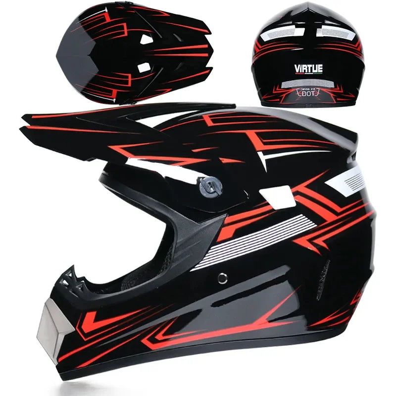 Motorcycle Helmet Children Off-road Helmet For Kids child MotoBike Downhill AM DH Cross safety Helmet Capacete Motocross Casco