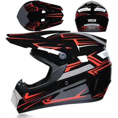 Motorcycle Helmet Children Off-road Helmet For Kids child MotoBike Downhill AM DH Cross safety Helmet Capacete Motocross Casco
