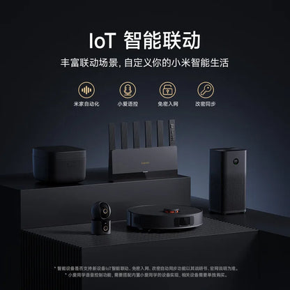 Xiaomi Router BE6500 Wi-Fi 7 4-Core 2.5G Ethernet Port lOT Intelligent Linkage Mesh Networking MLO Dual Bands Mijia APP Control