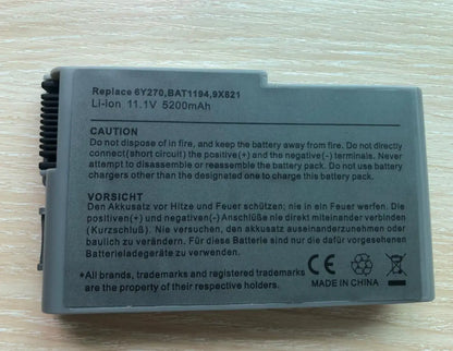 Laptop Battery for Dell Latitude D500 D505 D510 D520 D530 D600 D610 for Precision M20 C1295 M9014 U1544 W1605 Y1338