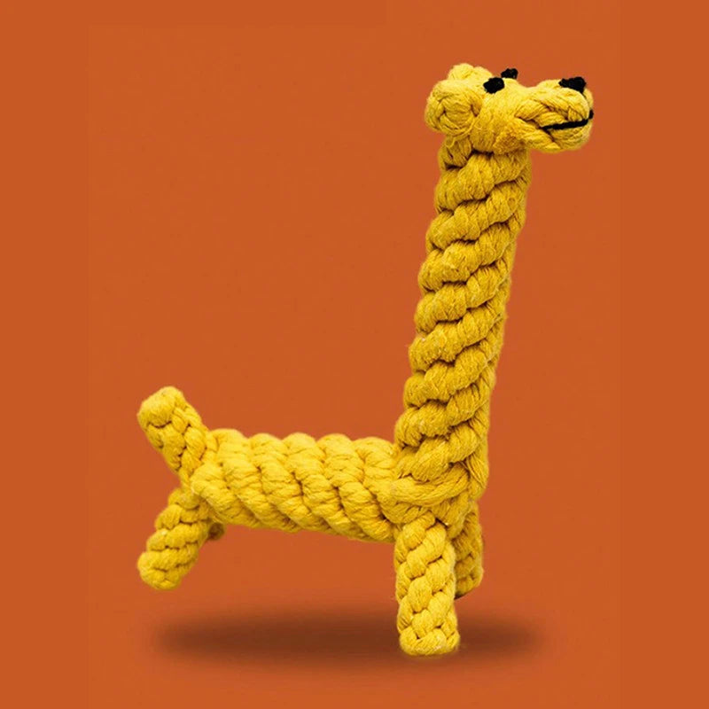Pet Chew-Resistant Knot Ball, Dog Boredom-Relief Rope Toy, Suitable for Small to Medium-Sized Dogs, Knot-Designed
