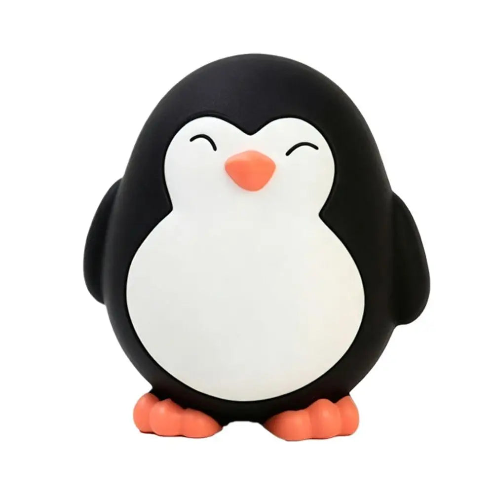 Pet Interactive Squeaker Chew Training Toy for Dog Cat Rubber Puzzle Toy yellow duck, penguin Chew Training Pet Products