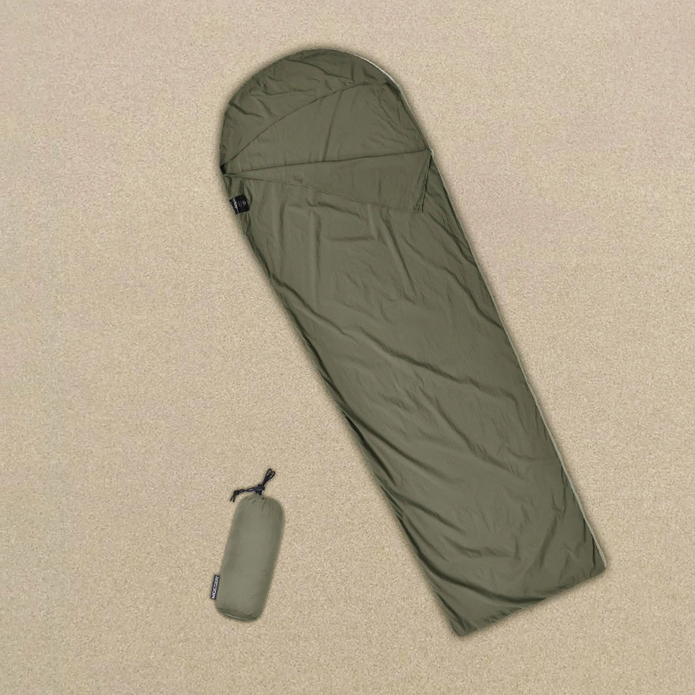 Widesea Camping Sleeping Bag Liner Ultralight Mummy Sleeping Bag Backpack Liner Single Person Travel  Sleeping Bag
