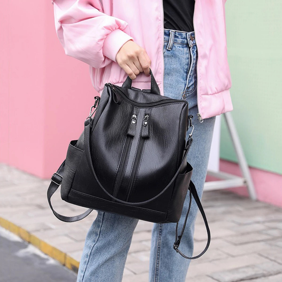 Women's Fashion Casual Backpack Small Lightweight Cute Daily Travel Bag For College School Commute Outdoor Shoulder Bag