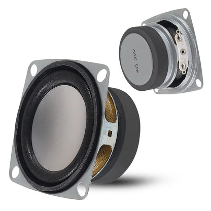 2PCS 2" 4Ohm 3W DIY Small Full Range Audio Speaker Stereo Woofer Loudspeaker for Arduino and DIY Speaker