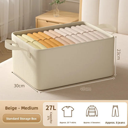 Large Capaci Narrow Long Storage Box Clothes Organizer Der Sle Storage Basket for Wardrobe Clothing Storage Solution