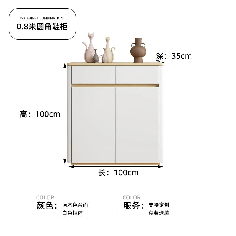 Entryway Organizer Shoe Rack Storage White Organised Living Room Cabinets Space Saving Articulos Para El Hogar Home Furniture