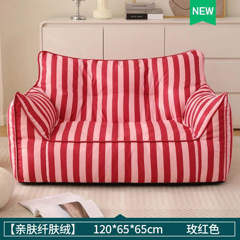 Bean Bag Furniture Sofas For Living Room Compression Puffs High-density Resilient Foam Sillones Comprimidos Scandinavian Style