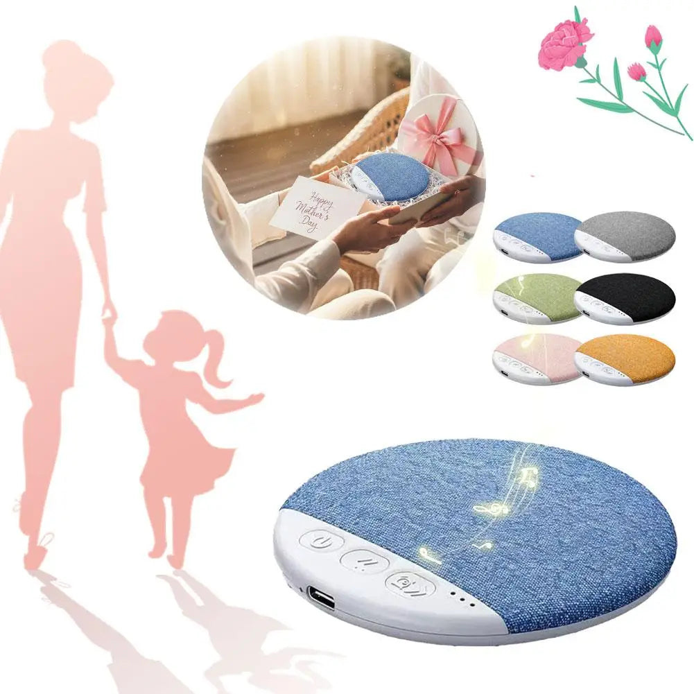 X3pro Pillow Speaker Bluetooth 5.4 Under Pillow Sound Machine - HiFi Stereo White Noise with 30/60/90 Min Timers for Bedroom
