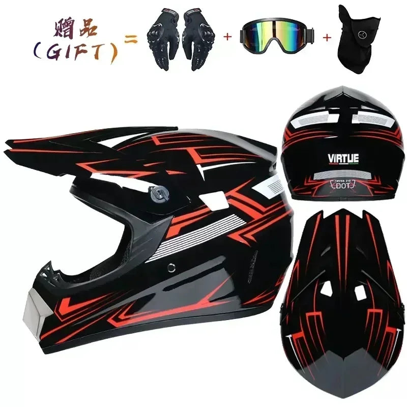 Motorcycle Helmet Full Face Racing Off Road Cross Motorcross Capacete Motocross Cascos Para Motos Mountain Downhill Bicycle DOT