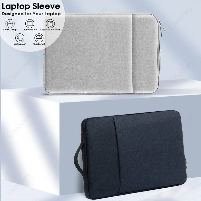Laptop Handbag Case for DELL 13.3' 14' 15.6' 16' Waterproof Zipper Portable Shockproof Notebook Bag Cover for DELL 12.5'