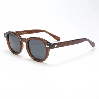 Lemtosh Sunglasses Man Johnny Depp Polarized Sun Glasses Woman Luxury Brand Vintage Acetate Frame Driver's Shade