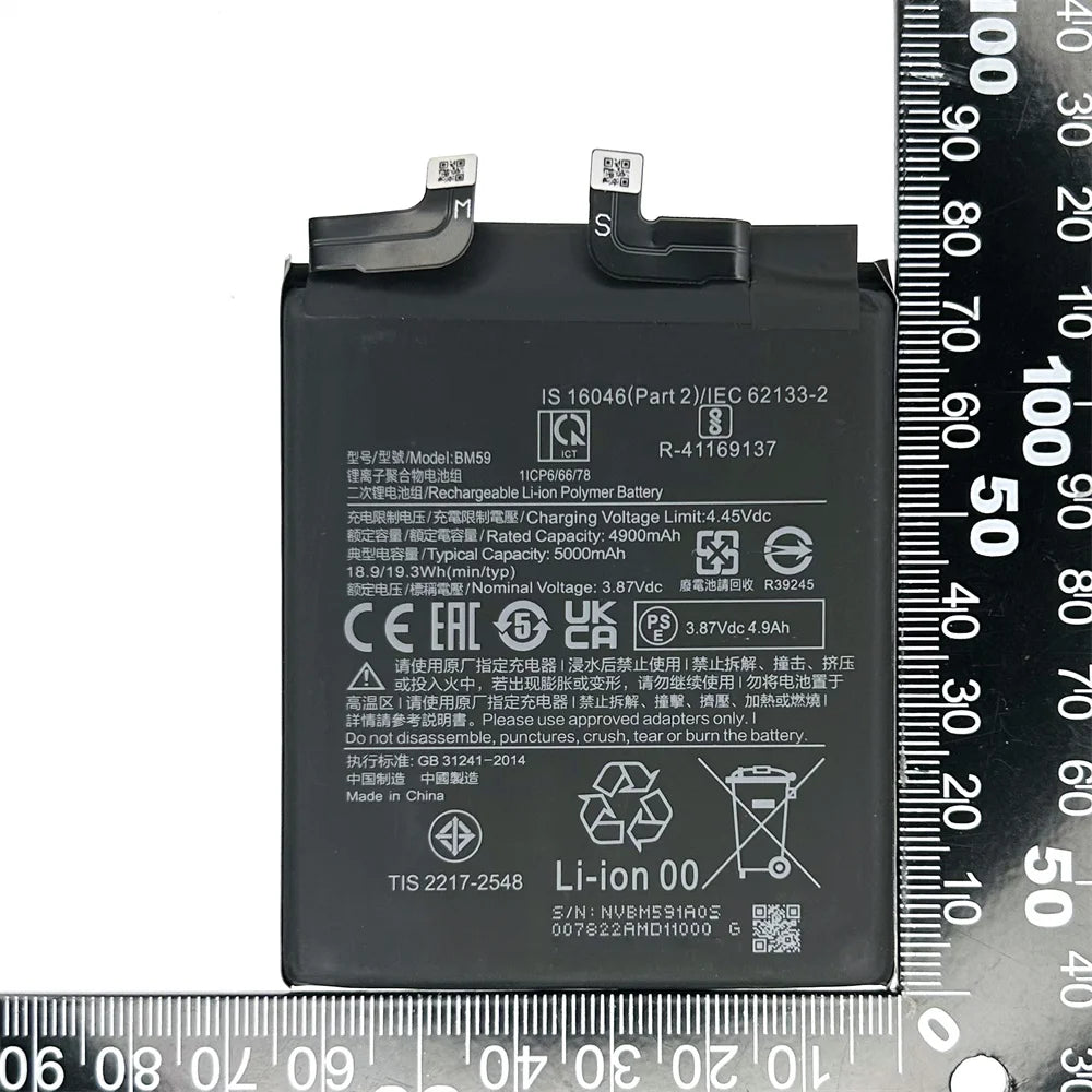 Genuine Replacement Battery BM59 Original Battery For Xiaomi Mi 11T 5000mAh High Quality  Batteria Battery Batteries + Kit Tools