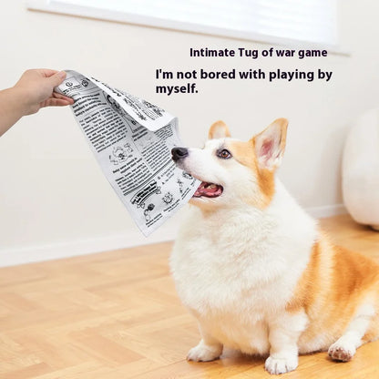 Pet noise paper toys dog toys pet noise plush toys newspapers  bite resistant and Pleasure and Boredom Relief Artifact